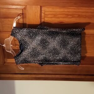 Glittery Holiday tank top, Size Small